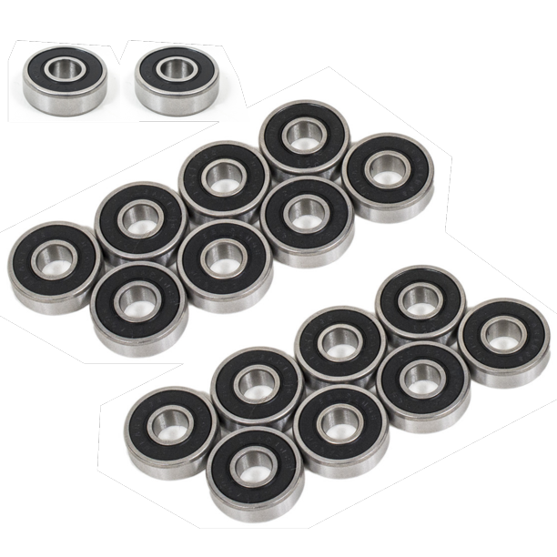 (20 Pack) Precision 6082RS Bearings, Double Shielded for Skateboards