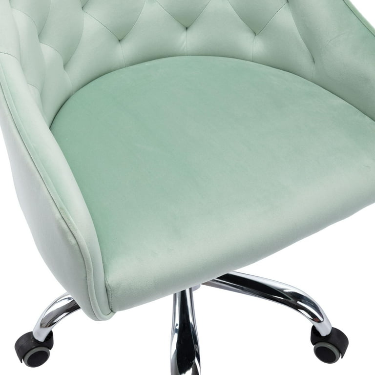 Mint green online office chair