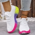 thumbnail image 4 of YOUYEDIAN Orthopedic Shoes for Women Arch Support Slip on Non Slip Nurse Shoes Lightweight Mesh Stretch Volleyball Shoes Comfortable 2026 New Foam Shoes (White), 4 of 5