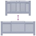 thumbnail image 7 of vidaXL Radiator Cover Radiator Guard for Home Office Heater Cabinet Cover MDF, 7 of 7