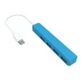 thumbnail image 1 of Type-C Hub 4-Port Data Splitter: With 5V Micro USB Power Port, Portable Mini Size, Extended Cable, Durable, USB Expansion for Peripherals, 1 of 3