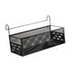 thumbnail image 5 of Estante para cama de dormitorio, cesta de almacenamiento colgante para dormitorio, estante organizador simple para litera Negro, 5 of 7