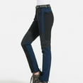 thumbnail image 3 of Snow Pants women Insulated Snow Overalls Solid Color Pocket Trousers Pants, 3 of 9