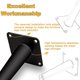 thumbnail image 3 of 4x Pieds- 10cm Noir De Meuble Cne Obliques Pieds De Support En Fer Pour Armoire Table Lit, 3 of 5