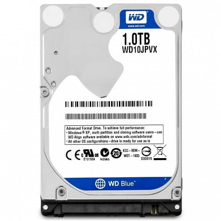 5400rpm 8mb Notebook Hard Drive - WD Blue 1TB 2.5 inches (9.5mm height) Laptop Notebook Internal SATA 6Gb/s Hard Drive 5400RPM Model WD10JPVX