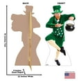 thumbnail image 5 of Advanced Graphics High Quality Leprechaun Cardboard Stand-Up, Life Size, Single-Sided, 5 of 5