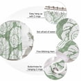 thumbnail image 3 of Extra Long Shower Curtain 72x96 Inch, Vintage Shell Sage Green Shower Curtain Waterproof Bathroom Decor, Summer Ocean Coastal Fabric Bath Curtain Set Accessories with Hooks, 3 of 7