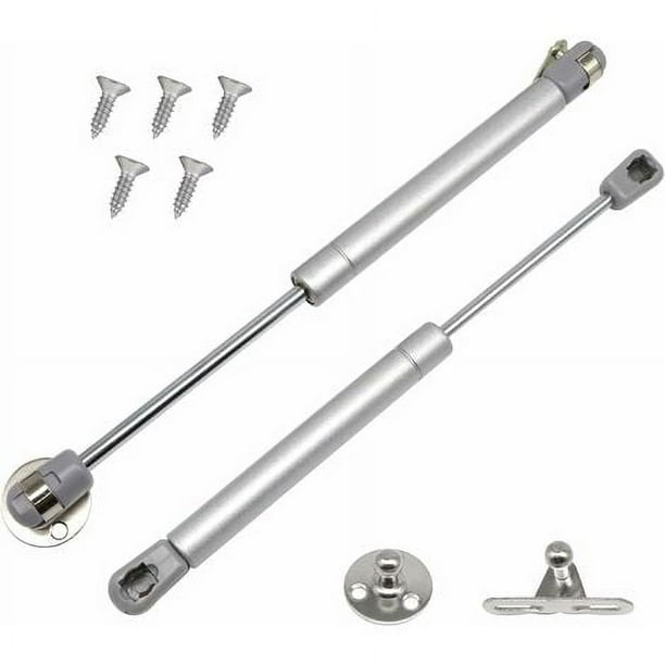 Juego de 2 amortiguadores de gas, 60 N/6 kg, amortiguadores de gas para muebles, bisagras de cierre suave, amortiguadores hidráulicos para armarios de cocina (2, 60 N), Oi-FRIS, Oi-FRIS