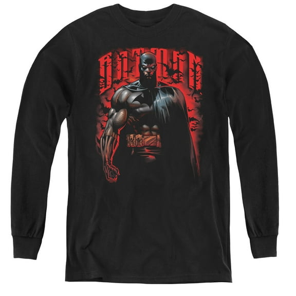 Batman - Red Knight - Youth Long Sleeve Shirt - X-Large