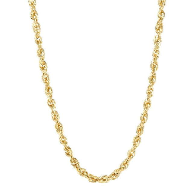 Rope Chain Necklace in 14K Gold