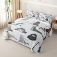 thumbnail image 3 of Erosebridal Aquatic Cartoon Quilt Full,Multi Seal Ocean Wildlife Pattern Full Bedspread Sets For Boys,3pcs, 3 of 7