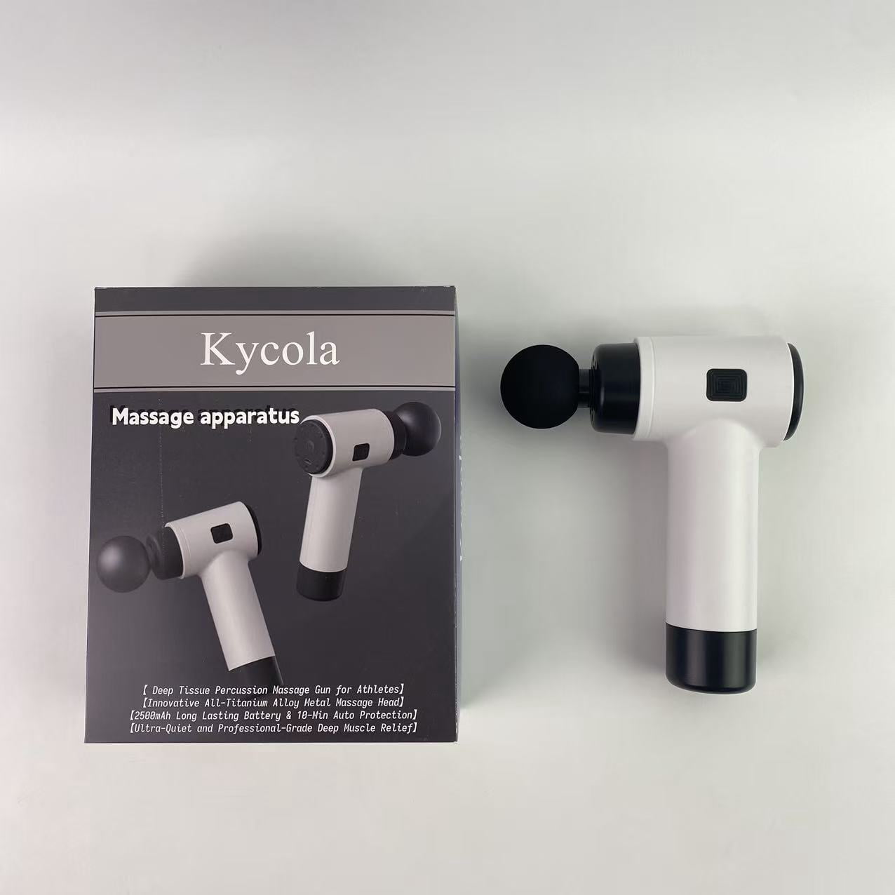 Kycola Massage apparatus,Massage Gun Deep Tissue Percussion with Metal Head Therapy, Professional Muscle Massage Gun for Athletes, Electric Massager Gun for Pain Relief