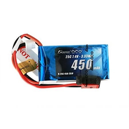 UPC 889551000048 product image for Gens ace 7.4V 450mAh 2S LiPo Battery Pack 25C/50C with JST Plug for Emax  | upcitemdb.com
