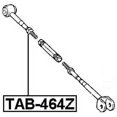 thumbnail image 2 of Febest BUSHING, REAR LEFT TRANSVERSE ROD # TAB-464Z OEM 48740-33080, 2 of 2