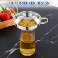 thumbnail image 5 of Fkszll 3 Pcs Canning Funnel with Strainer, Food Grade Stainless Steel Canning Funnels,Wide-Mouth Funnels for Kitchen Use for Filling Mason Jar for Jam Oil Spice Sugar Flour, 5 of 10