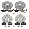 thumbnail image 3 of PowerStop Front and Rear Z23 Evolution Sport Carbon-Fiber Ceramic Brake Pad and Drilled & Slotted Rotor Kit Fits: AUDI Select Models K637, 3 of 10