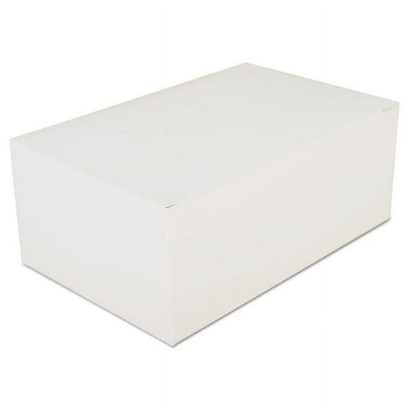 Schamptray 7 x 4.5 x 2.75 in.Carryout Tuck Top Boxes, White - 500 Count