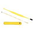thumbnail image 4 of 2pcs Soft Brush Ear Cleaner Tools Metal Earwax Removal Set, Massage Head, Convenient and Comfortable, Durable and Rust Resistant, with Storage Bag, 4 of 7