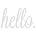 thumbnail image 1 of Autocollant Mural Décoratif Hello Home pour Porte de Chambre, Art Mural en Vinyle, 1 of 2