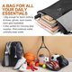 thumbnail image 4 of Mochila con cordón, bolsa de gimnasio deportiva para mujeres, hombres, niños, tamaño grande con cremallera y bolsillos de malla para botellas de agua JFHHH pequeña, 4 of 5