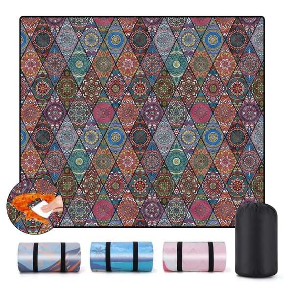 Alfombra de pícnic Rug MemKiya, impermeable, de gran tamaño, 152 x 203 cm