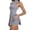 Grey, variant on Summer Mini Dresses for Women Tank Casual Dresses Two Piece Outdoor Dress Zipper Running Skirt Detachable Padding Active Boho Dress with Pockets Dark Blue S-XL