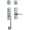 Polished Chrome, variant on Baldwin 853851902RH Soho Right Handed Sectional Single Cylinder Keyed Entry Handleset -