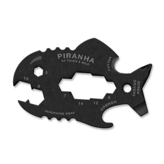 Trixie & Milo 2004685 Piranha Multi-Tool, Black