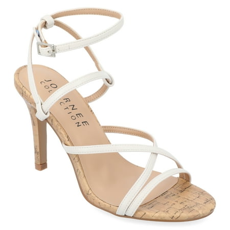 

Journee Collection Womens Fylissa Multi Strap Stiletto Open Toe Pumps