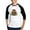 Black/White, variant on CafePress - Highland Cow Sitting In A Metal - Cotton Baseball Jersey, 3/4 Raglan Sleeve Shirt