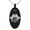Black, variant on Stainless Steel Buccaneer Privateer Pirate Engraved Small Oval Charm Pendant Necklace