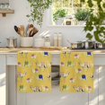 thumbnail image 4 of Yellow Camels Kitchen Towels Set of 3, Modern Watercolor Cute Funny Animals Absorbent Dish Towels for Kitchen, Microfiber Hand Towel, Quick Drying Tea Towel for Cleaning Decorative Dishcloths, 4 of 7