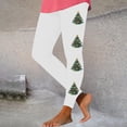 thumbnail image 1 of Pantalones moldeadores de moda para mujer, leggings con estampado navideño y pantalones elásticos deportivos para yoga, pantalones para mujer, 1 of 5