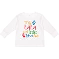 thumbnail image 3 of Inktastic Lala Lolo Loves Me Grandchild Boys or Girls Long Sleeve Toddler T-Shirt, 3 of 5