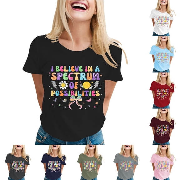 CHENge Autism Awareness Acceptance Shirt Support Mom Women Kid T-Shirt