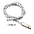 thumbnail image 2 of 360 Degree Rotating Phone Detachable Charging 4 3 1 Cord Mobile Phone Charging Cable without Connector, 2 of 9