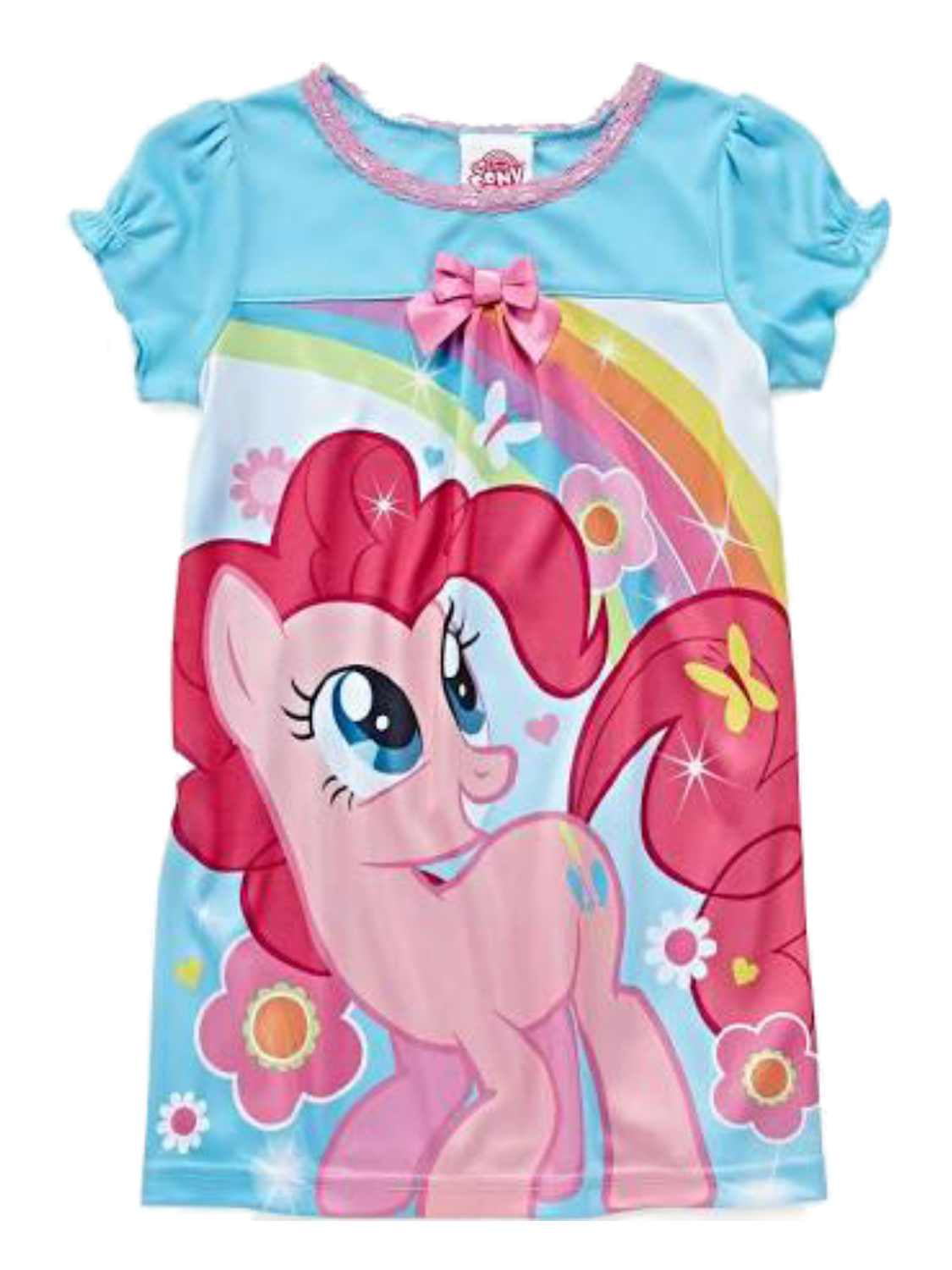 AME My Little Pony Girls Nightgown Short Sleeve Sleepgown Nightshirt
