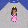 thumbnail image 4 of Inktastic African American Princess In Pink Dress Girls Baby Bodysuit, 4 of 5