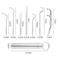 thumbnail image 4 of Ensemble de Cure-Dents Réutilisables Écologiques en Acier Inoxydable 304 et Aluminium - Conception Longue de 3 Pcs avec Étui de Rangement Portable pour Soins Buccaux, Outils de Nettoyage Dentaire Durables et Antirouille, Plusieurs Options Offertes, 4 of 5