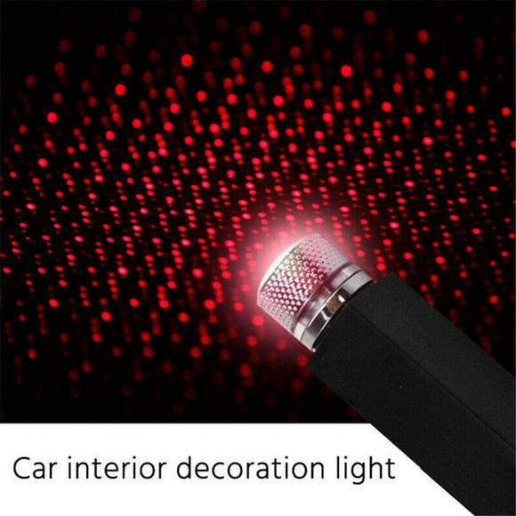 EGNMCR Car Interior Accessories Car USB Star Ceiling Light Car Roof Lights USB Night Light Romantic Atmosphere star light