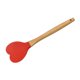 thumbnail image 5 of Espátula de silicona en forma de corazón, cuchara de cocina de silicona ligera y multifuncional. Rojo, 5 of 9