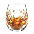 thumbnail image 2 of Fall Stemless Glasses Pumpkin Maple Leaf Drinking Tumbler Orange Green Autumn Thanksgiving Party Home Kitchen Decor Fall Stemless Glasses Pumpkin Maple Leaf Drinking Tumbler, 2 of 6