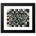 thumbnail image 2 of Arthur Segal 24x20 Black Modern Framed Museum Art Print Titled - Schneeschipper&nbsp;(Snow Shovellers) (circa 1919), 2 of 5