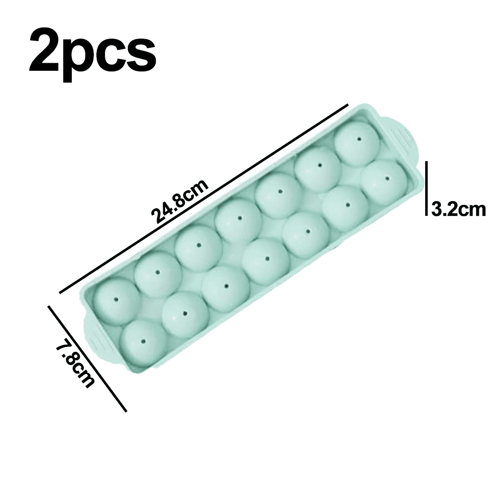 Ice Cube Trays for Freezer,Ice Ball Maker Trays for Cocktail Coffee or Whiskey, Stackable.