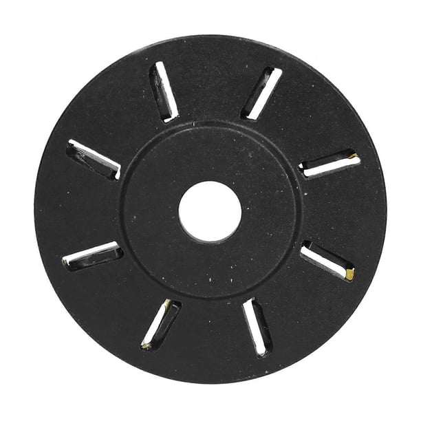 Wood Carving Disc for Angle Grinder, 8 Teeth, for Milling, Cutting, Polishing, Shaping, Black