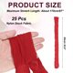thumbnail image 2 of Uxcell Medias de Nylon con Flores, Kit de Manualidades Florales de 65cm/25.6" (Rojo Oscuro, Paquete de 25), 2 of 6
