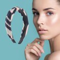 thumbnail image 2 of Unique Bargains 1 Pc Fashion Arrow Pattern Headbands for Women Navy Blue, 2 of 6