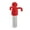 Red, variant on Foldable Silicone Tea Infuser, Stainless Steel & Silicone Leak-Proof, for Teapots