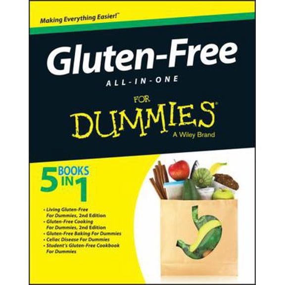 Pre-Owned Gluten-Free All-In-One for Dummies (Paperback) 1119052440 9781119052449
