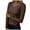 Brown, variant on Long Sleeve Shirts for Women V Neck Ribbed Knit Fitted Fall Basic Tshirts Going Out Tops 2025 Casual Trendy Clothes (Light Gray, XXL)